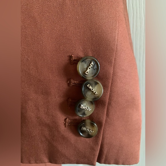 DKNY Rust Double Breasted Blazer - Picture 2 of 4